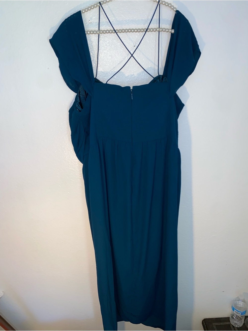 City Chic Entwine Maxi Dress In Emerald Plus Size 20 - Picture 5 of 6